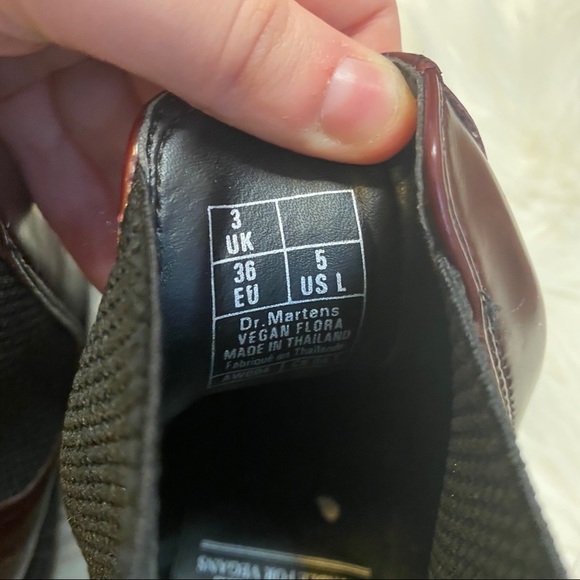 SOLD ❌ DOC MARTENS Vegan Flora Cherry Chelsea Boot - Picture 6 of 10